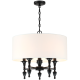 AUSTIN lampa wisząca biała czarna 55cm COSMOLight