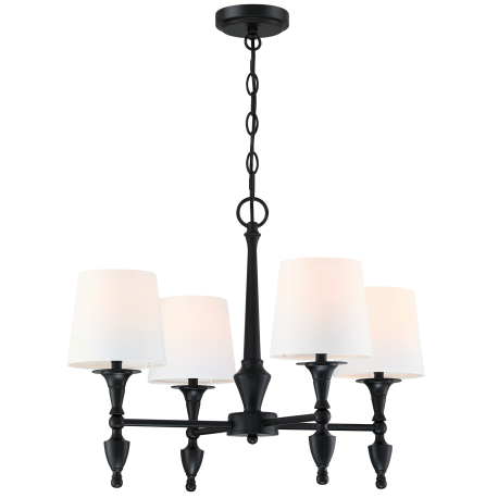 AUSTIN lampa wisząca biała czarna 61cm COSMOLight