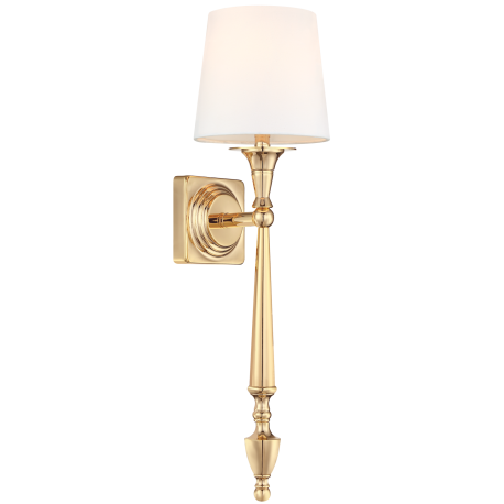 AUSTIN kinkiet biały złoty 15cm COSMOLight