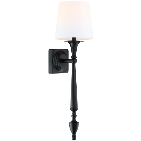AUSTIN kinkiet biały czarny 15cm COSMOLight