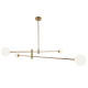 CAPE TOWN lampa wisząca mosiądz 140cm