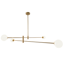 CAPE TOWN lampa wisząca mosiądz 140cm