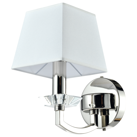 DUBAI kinkiet biały nikiel 15cm COSMOLight