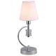 LIVERPOOL lampa stołowa biała srebrna 14cm COSMOLight
