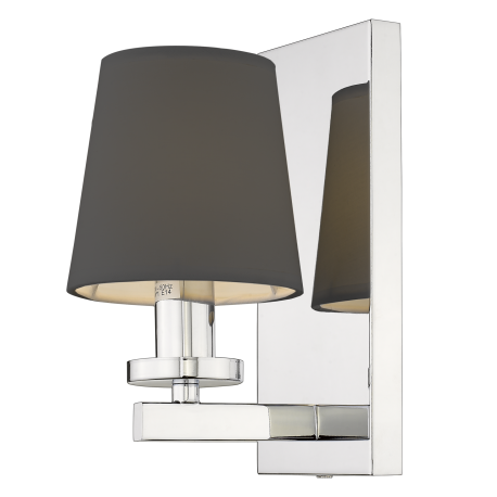 LONDON kinkiet czarny srebrny 11cm COSMOLight