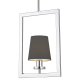 LONDON lampa wisząca czarna srebrna 12cm COSMOLight