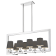 LONDON lampa wisząca czarna srebrna 35cm COSMOLight