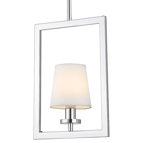 LONDON lampa wisząca biała srebrna 12cm COSMOLight