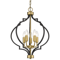 NASHVILLE lampa wisząca czarna złota 45cm