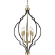 NASHVILLE lampa wisząca czarna złota 45cm COSMOLight