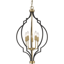 NASHVILLE lampa wisząca czarna złota 45cm