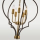 NASHVILLE lampa wisząca czarna złota 45cm