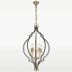 NASHVILLE lampa wisząca czarna złota 45cm