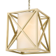 NEW YORK lampa wisząca biała złota 35cm COSMOLight