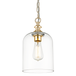 PRAGUE lampa wisząca złota 17cm
