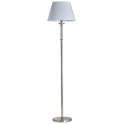 SIENA lampa podłogowa biała nikiel 40cm