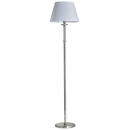 SIENA lampa podłogowa biała nikiel 40cm COSMOLight