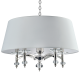 VERONA lampa wisząca biała nikiel 60cm COSMOLight