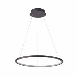 Vinola lampa wisząca Czarny 80cm 3840 lm 3000K i 4000K IP20