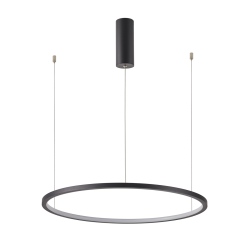 Vinola lampa wisząca Czarny 80cm 3840 lm 3000K i 4000K IP20
