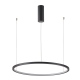 Vinola lampa wisząca Czarny 100cm 4640 lm 3000K i 4000K IP20 Italux