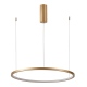 Vinola lampa wisząca Złoty 100cm 4640 lm 3000K i 4000K IP20 Italux