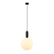 Aldeva lampa wisząca Czarny 30cm IP20