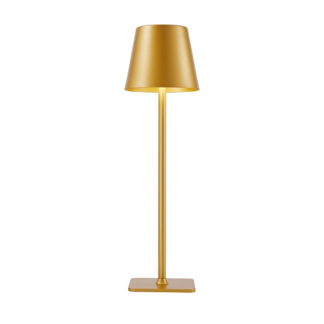 Atlis lampa stołowa przenośna Złoty 11cm 300 lm 3000K - 6500K IP54 Italux