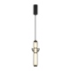 Bruni lampa wisząca Czarny mat 12cm 2463 lm 3000K IP20 Italux