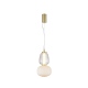 Eris lampa wisząca Piaskowany złoty z połyskiem 17cm 2235 lm 3000K IP20 Italux