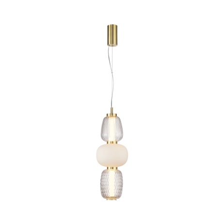 Eris lampa wisząca Piaskowany złoty z połyskiem 17cm 3748 lm 3000K IP20 Italux