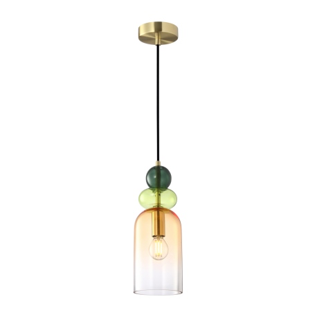 Manso lampa wisząca Piaskowany złoty z połyskiem 11cm IP20 Italux