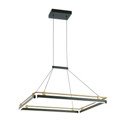 Merlot lampa wisząca Czarny, złoty cm 1460 lm 3000K IP20
