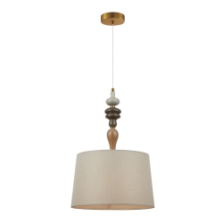 Moren lampa wisząca mosiądz patyna 34cm IP20