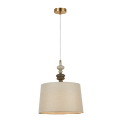 Moren lampa wisząca mosiądz patyna 34cm IP20