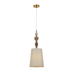 Moren lampa wisząca mosiądz patyna 22cm IP20