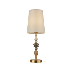 Moren lampka biurkowa mosiądz patyna 22cm IP20