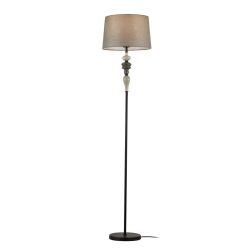 Nerom lampa podłogowa Czarny mat 34cm IP20