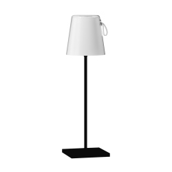 Ostap lampa stołowa przenośna Czarny 11cm 300 lm 3000K + RGB IP54