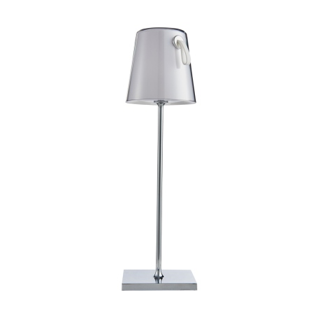 Ostap lampa stołowa przenośna Chromowy 11cm 300 lm 3000K + RGB IP54 Italux