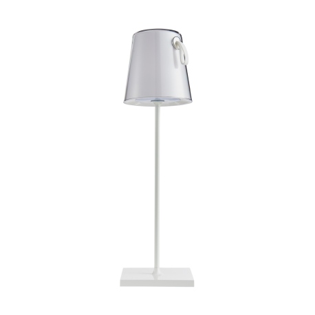 Ostap lampa stołowa przenośna Biały 11cm 300 lm 3000K + RGB IP54 Italux