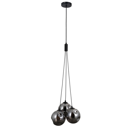 Perlos lampa wisząca Czarny mat 30cm IP20 Italux