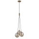 Perlos lampa wisząca Miodowy mosiądz 30cm IP20 Italux