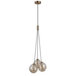 Perlos lampa wisząca Miodowy mosiądz 30cm IP20