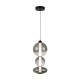 Sonte lampa wisząca Czarny mat 20cm 2686 lm 3000K IP20 Italux