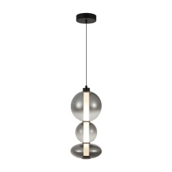 Sonte lampa wisząca Czarny mat 20cm 2686 lm 3000K IP20