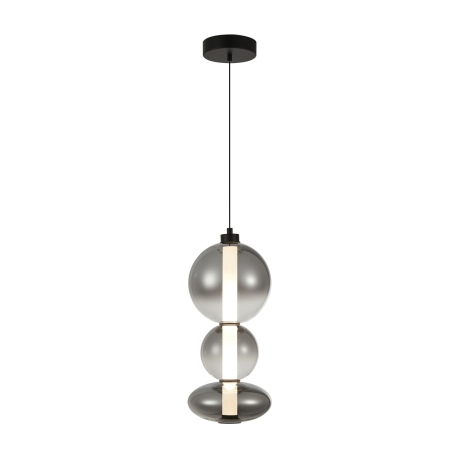 Sonte lampa wisząca Czarny mat 20cm 2686 lm 3000K IP20 Italux