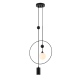 Trosti lampa wisząca czarny IP20