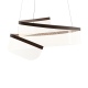 Rustin Wiszące Kawowy 54cm 2356lm 3000K IP20