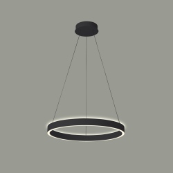 Brasco Up Down lampa wisząca Czarny 60cm 2800 lm 3000K i 4000K IP20